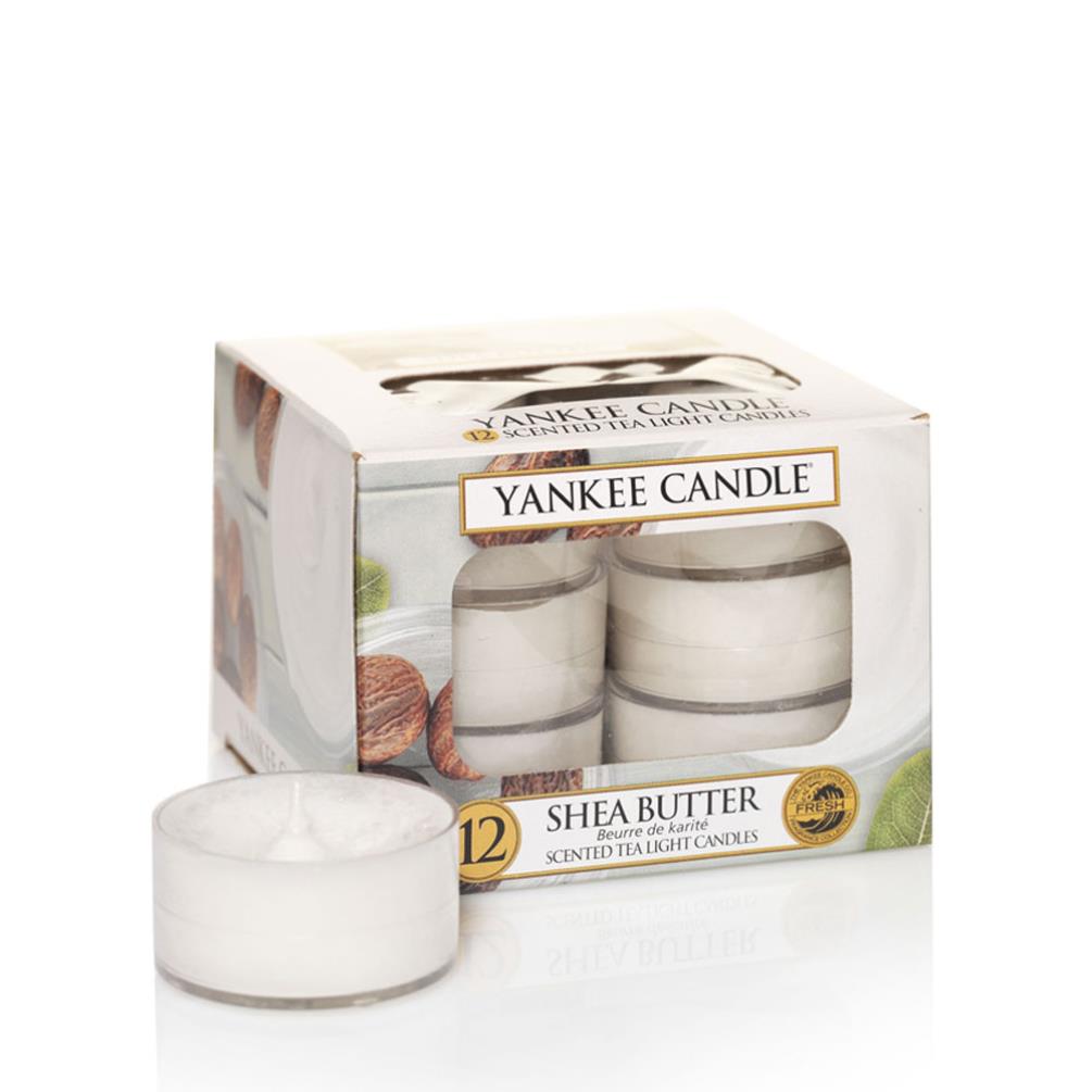 Yankee Candle Shea Butter Tea Lights (Pack of 12) £6.29